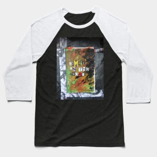 Zombie on the road the handmade book Baseball T-Shirt